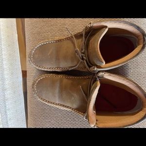 Twisted X steel toe mocs.